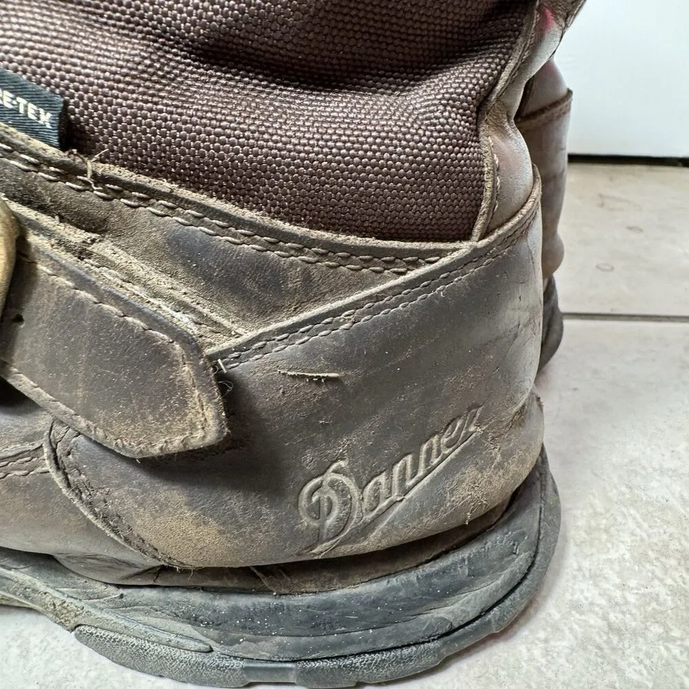 Danner Sharptail Men’s 11 EE 10” Rear-Zip Hunting Hiking Boots Waterproof Brown